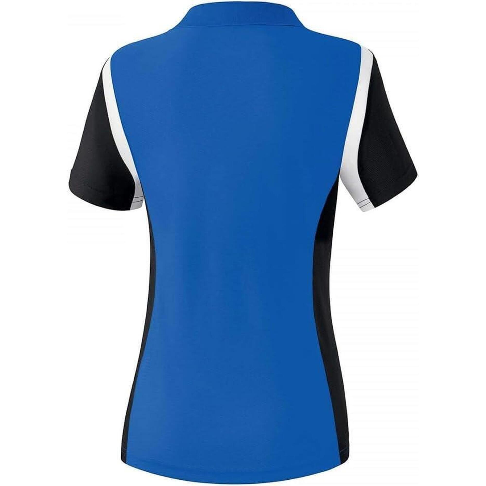 Tricou ERIMA Polo Royal/Negu/Alb