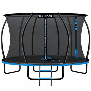 THUNDER Trampolino da giardino per bambini THUNDER INSIDE ULTRA 12FT 366CM blu
