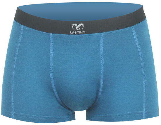 Bokserki męskie Lasting Noro 100% Merino Wool HIKING Niebieski (5252) L