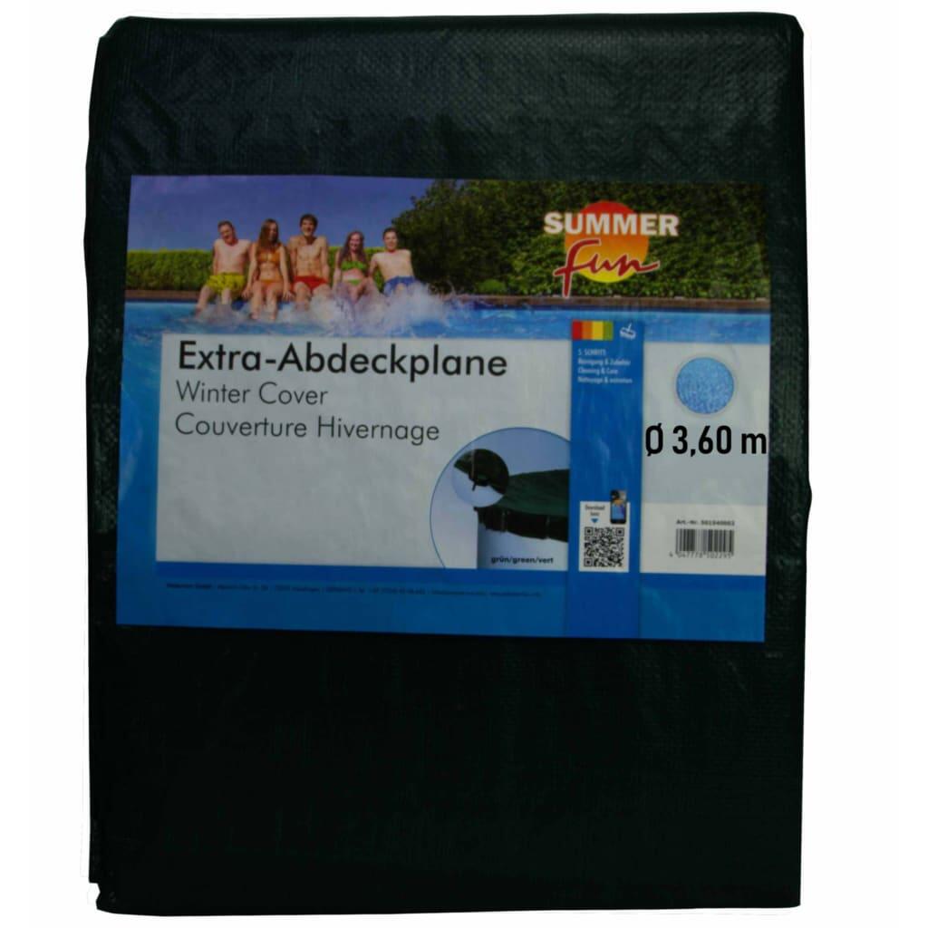 Abdeckplane für 350-360cm Rund Pools und Schwimmbecken - 94 g/m²
Winterschutz un 2/7