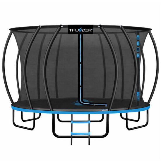 Trampoline de jardin pour enfants THUNDER INSIDE ULTRA 16FT 488CM bleu