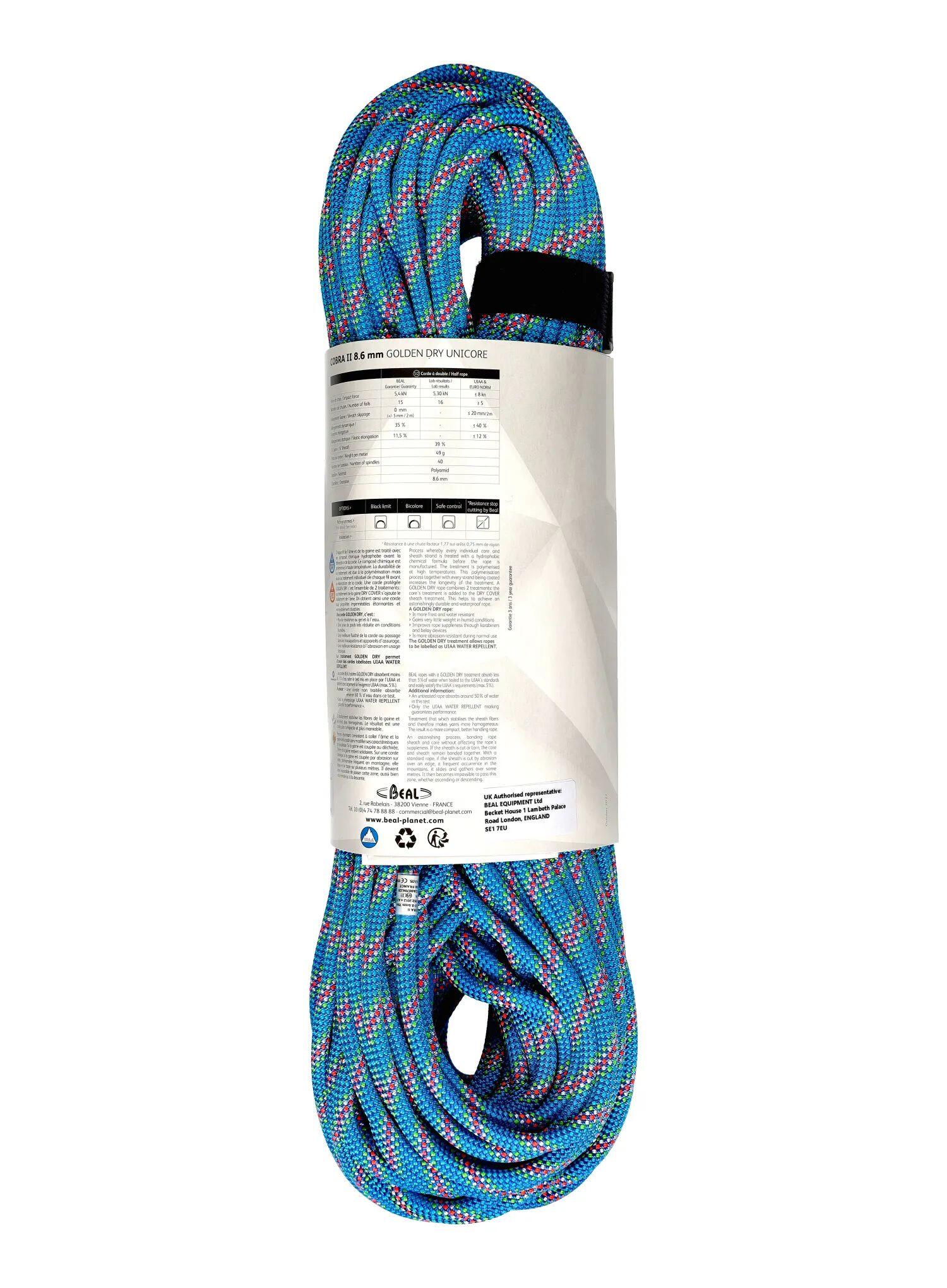 Dynamické lano Cobra Unicore 8.6 3/6