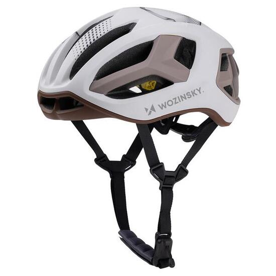 Kask rowerowy szosowy Wozinsky M ultralekki taupe regulowany