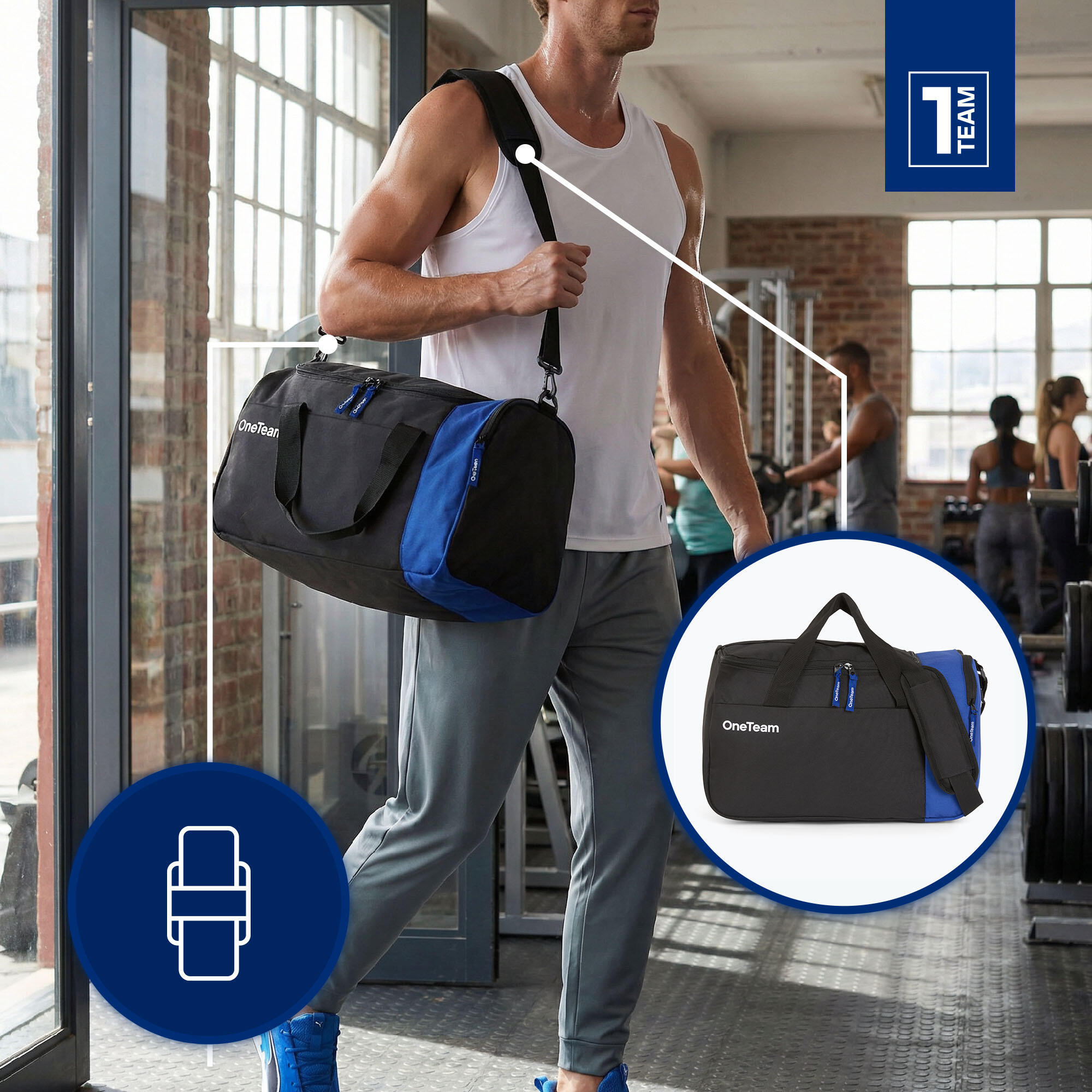 Sac de sport OneTeam Passa 26 l 4/7