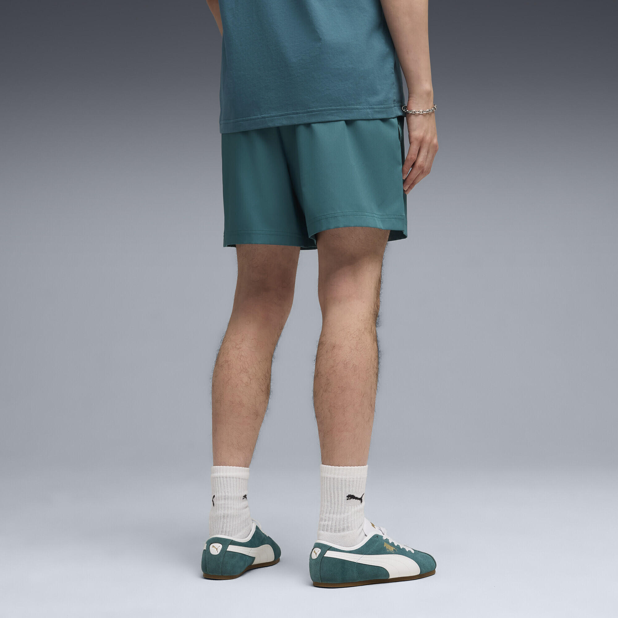 Shorts tejidos Essentials Tape 5" Hombre PUMA 3/5