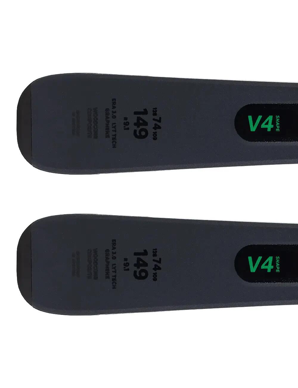 Allroundové lyže HEAD SHAPE V4 green + vázání HEAD PR 10 s GRIP WALK   2025 3/3