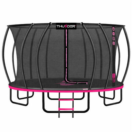 Trampoline de jardin pour enfants THUNDER INSIDE ULTRA 16FT 488CM rose