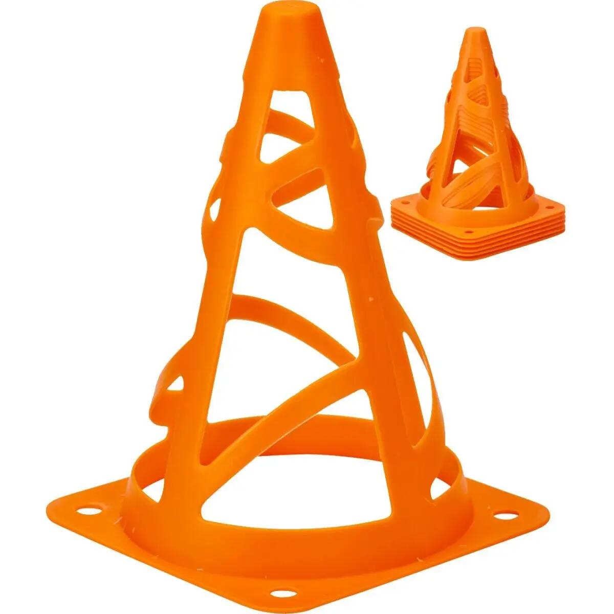 Pachołek stożek z otworami Xqmax 18CM KPL 6SZT 2/4