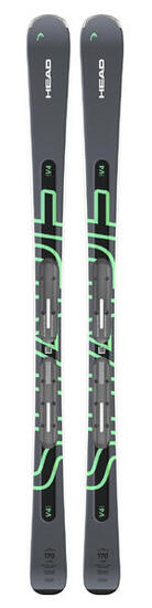 Narty allround HEAD SHAPE V4 green + wiązanie HEAD PR 10 z GRIP WALK 2025