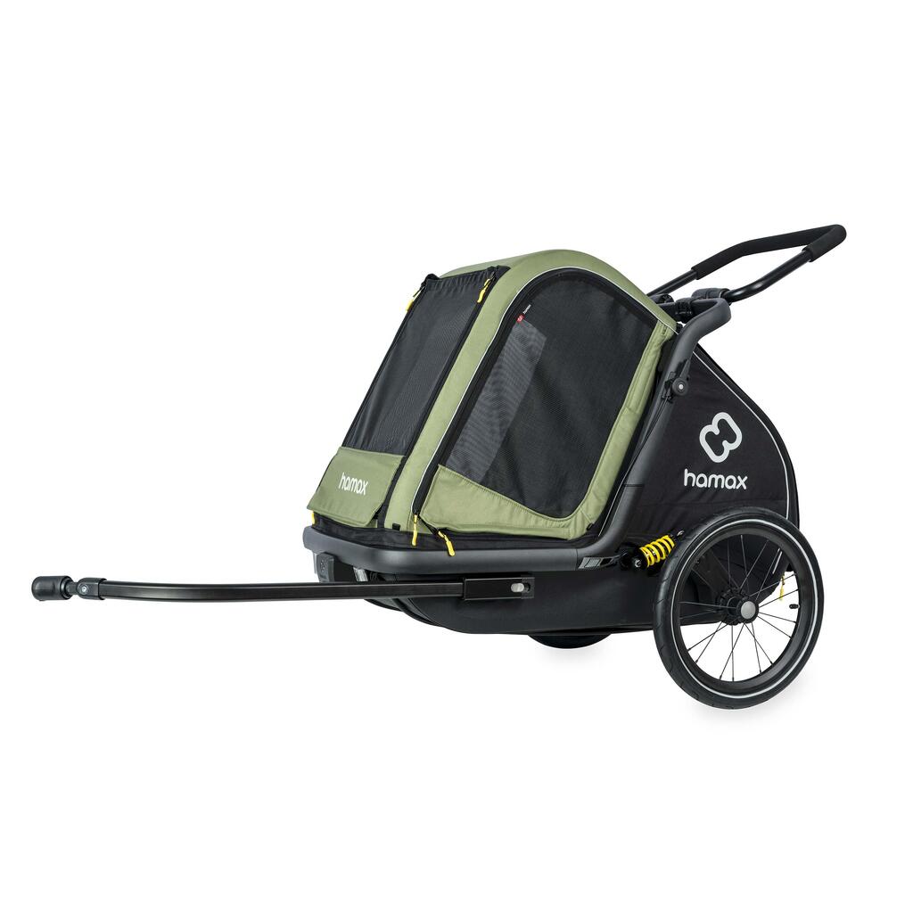 Pluto" bicycle trailer for dogs Hamax