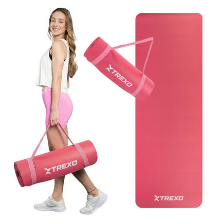 Tapis d'exercice XTREXO NBR 15 mm avec ceinture