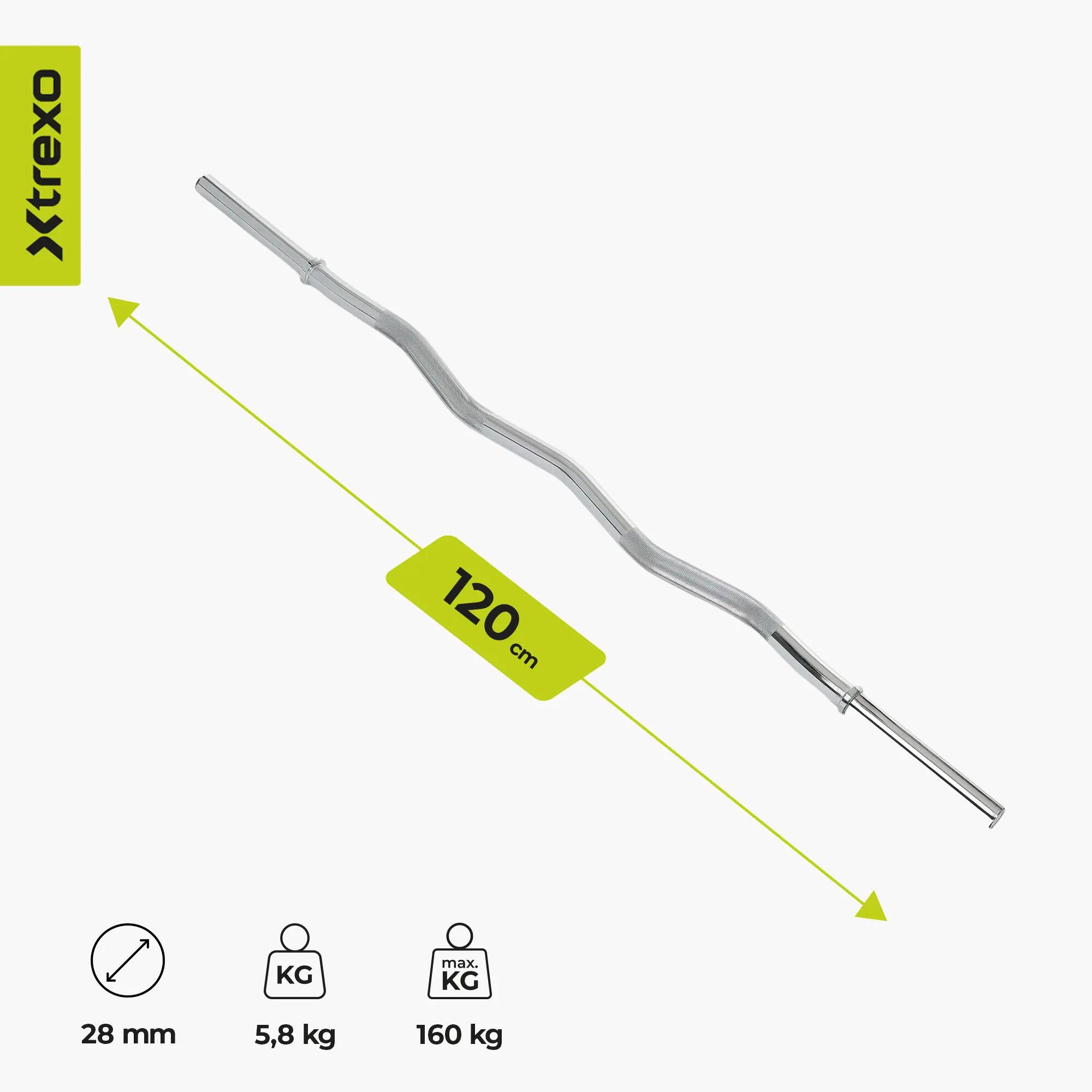 Gryf łamany XTREXO BC120 120 cm 3/7