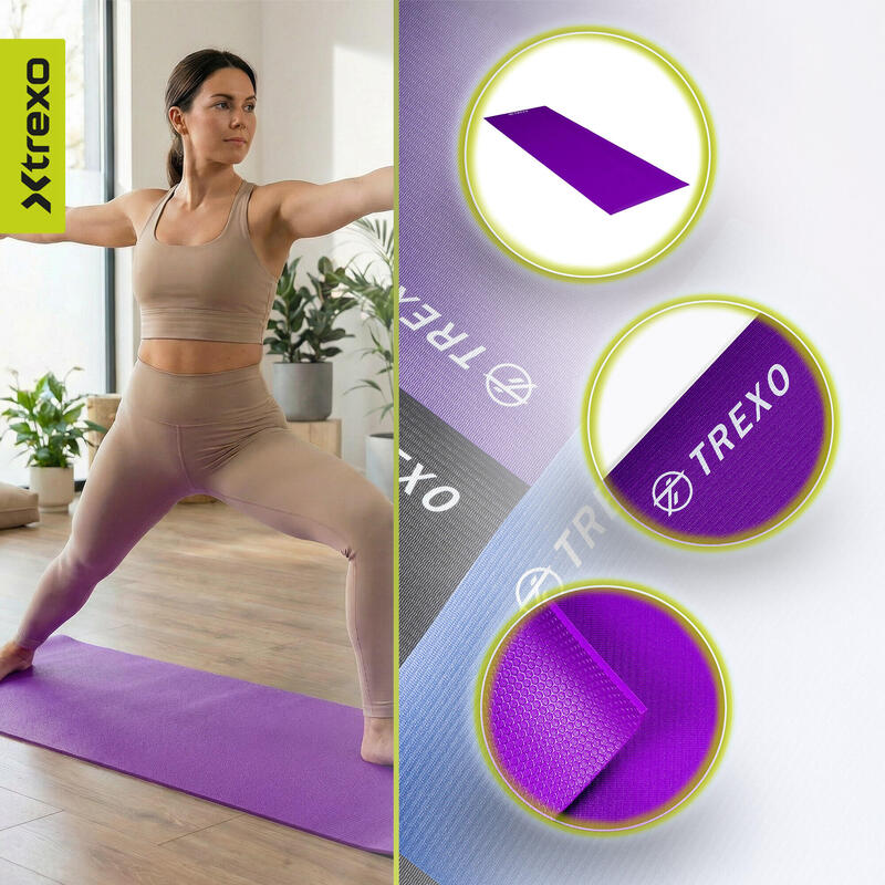 Covoraș de yoga din PVC XTREXO