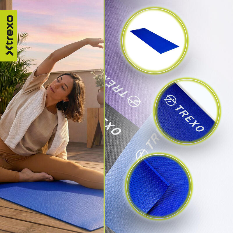 Covoraș de yoga din PVC XTREXO