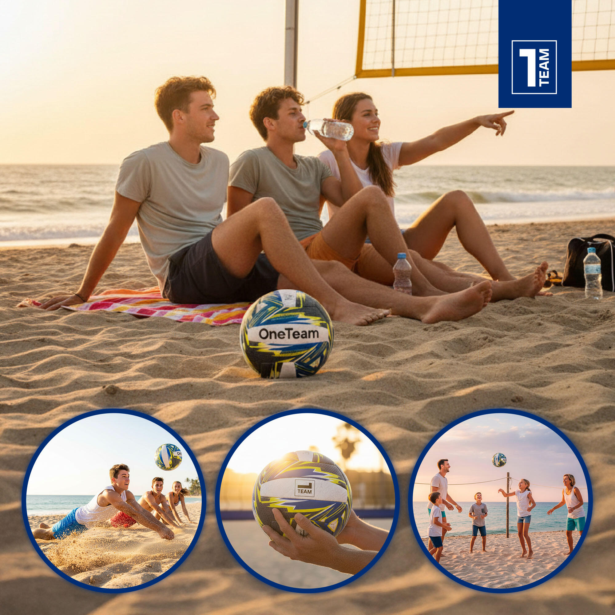 Ballon de beach-volley OneTeam HS 5/7