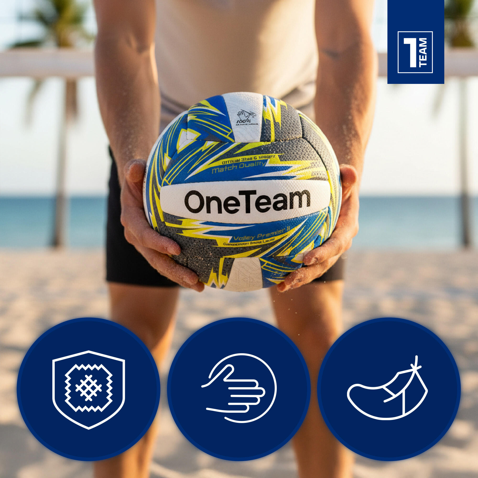 Ballon de beach-volley OneTeam HS 6/7