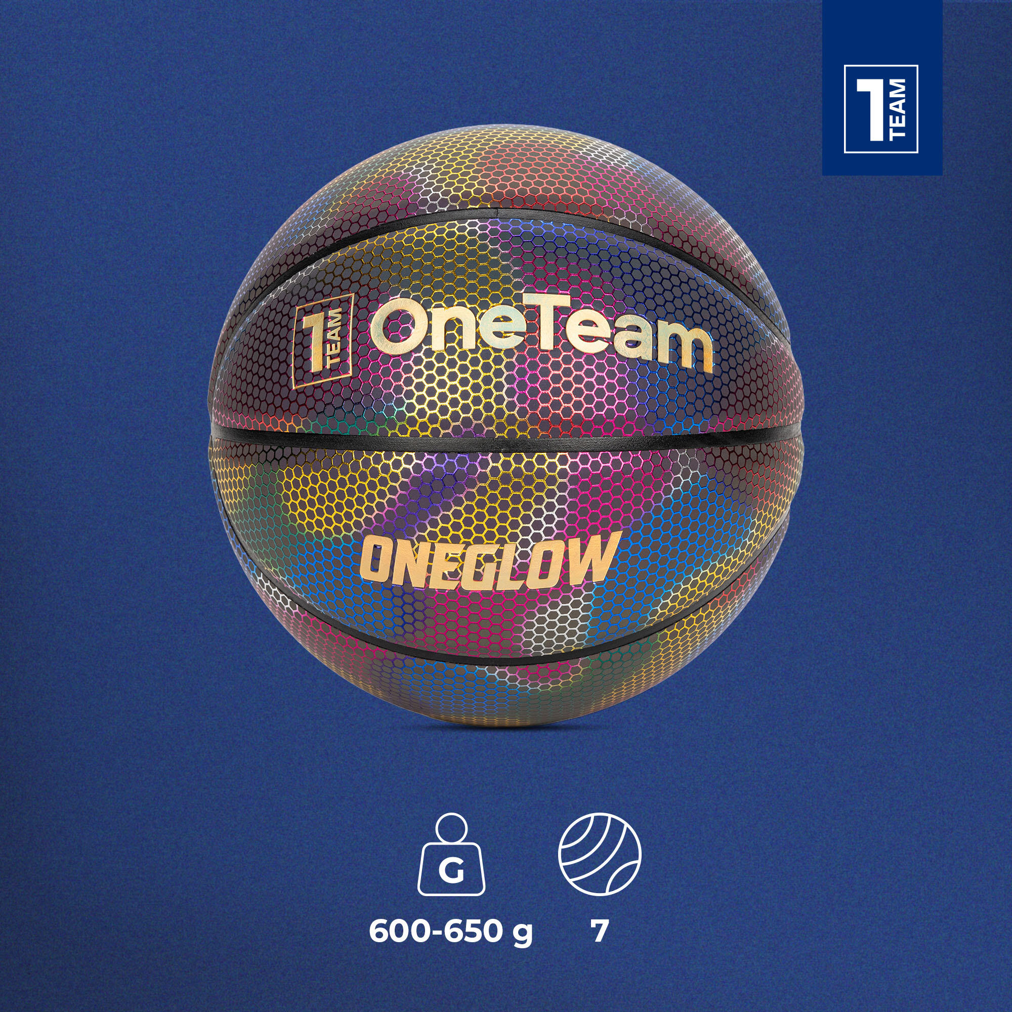 OneTeam holografische basketbal 2/7