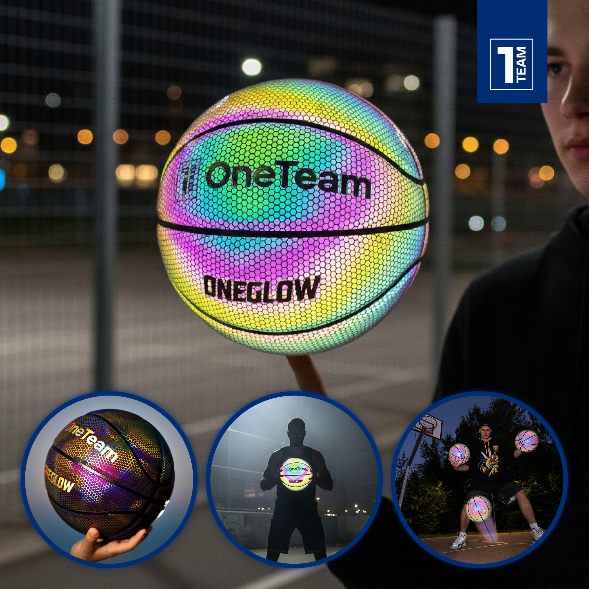 OneTeam holografische basketbal 5/7