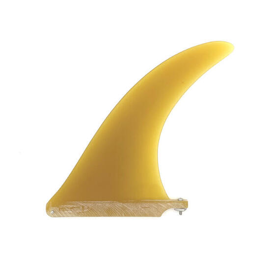 SURF SYSTEM - Dolphin Fiberglass Single Fin (Us Box) - 9.75 - Yellow