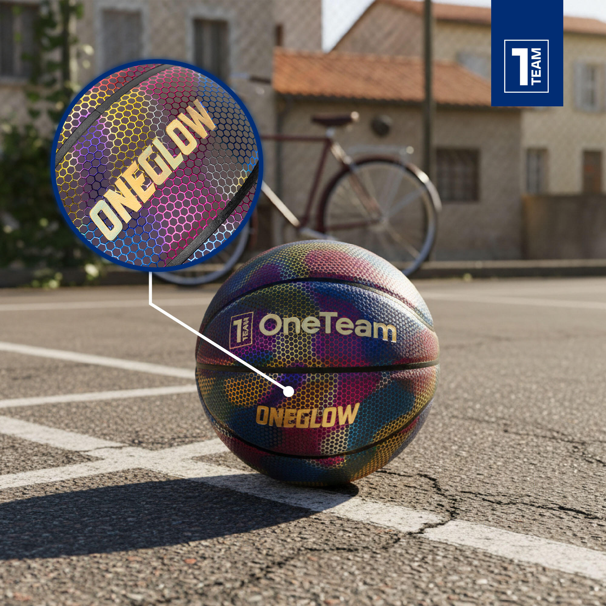 OneTeam holografische basketbal 4/7