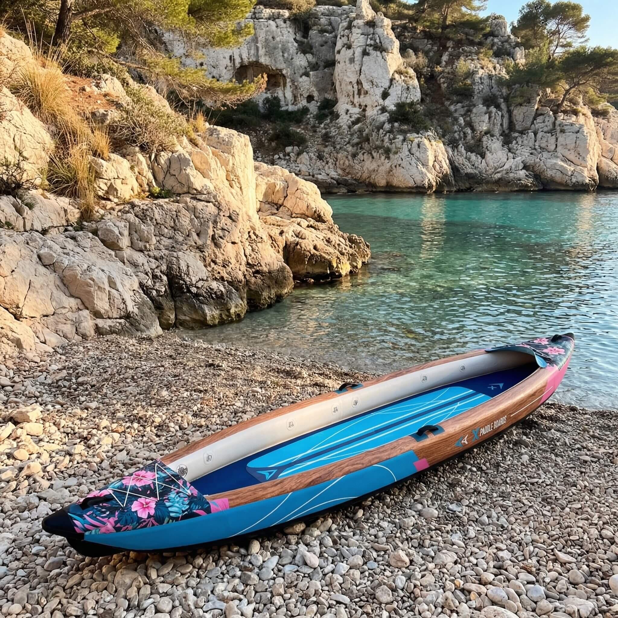Canoë Kayak Gonflable 3 places dropstitch 490 x 85 x 42 cm   K-Hawaii 7/8