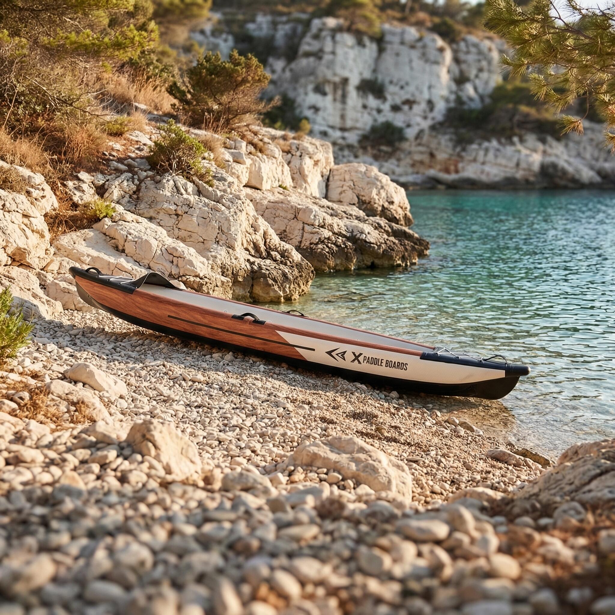 Canoë Kayak Gonflable 1 place dropstitch 366 x 75 x 42cm  K-NATURAL 7/8