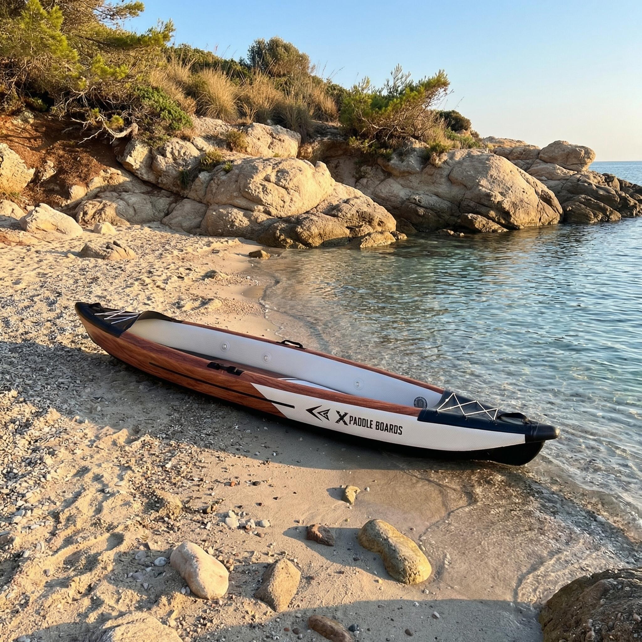 Canoë Kayak Gonflable 2 places dropstitch 470 x 80 x 42cm  K-Black 4/8