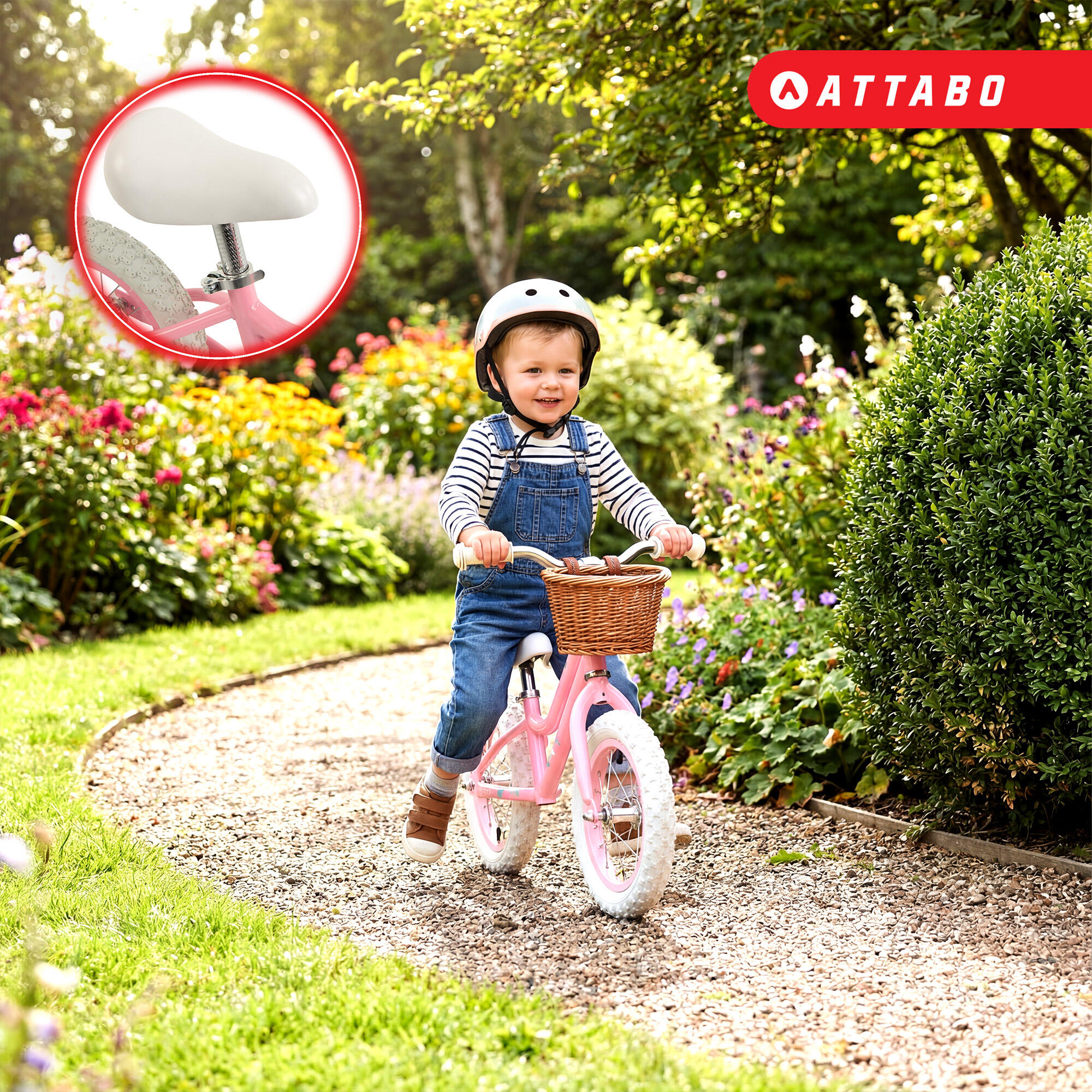 Bicicleta de equilíbrio infantil ATTABO Ace 12 5/7