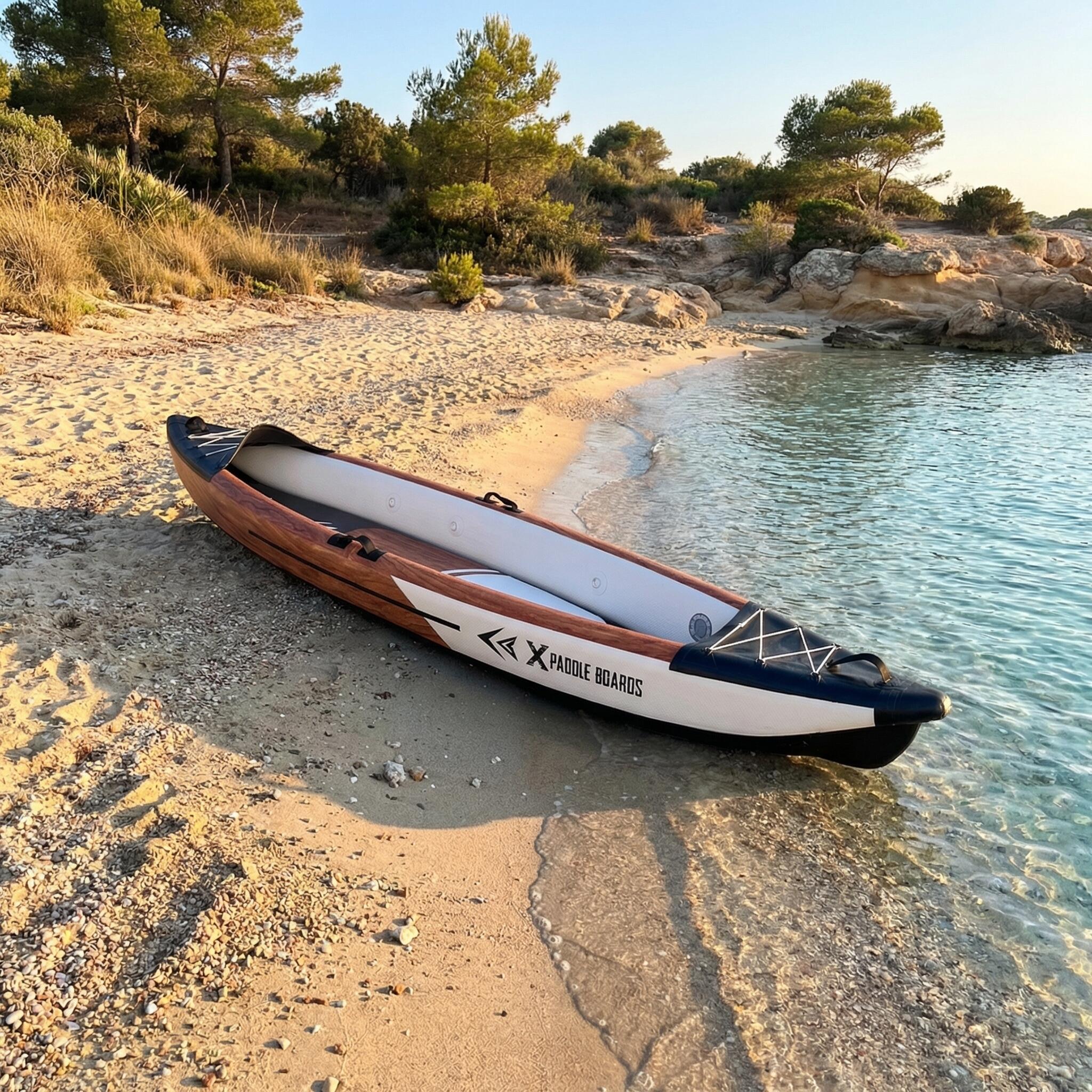 Canoë Kayak Gonflable 3 places dropstitch 490 x 85 x 42 cm    K-Black 7/8