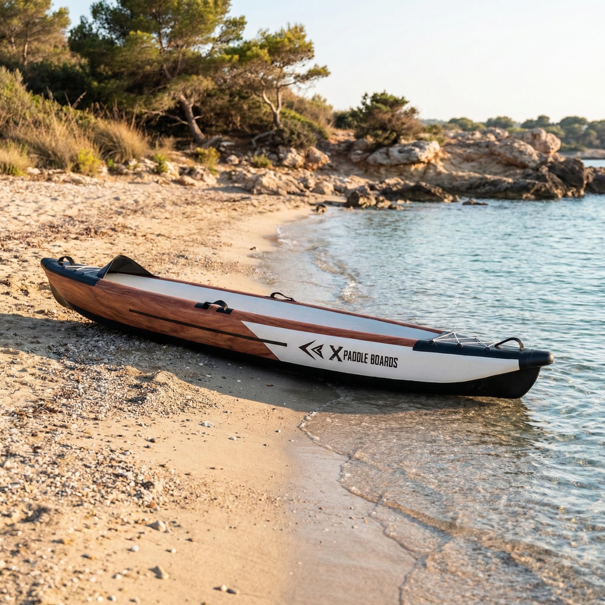 Canoë Kayak Gonflable 3 places dropstitch 490 x 85 x 42 cm    K-Black 6/8