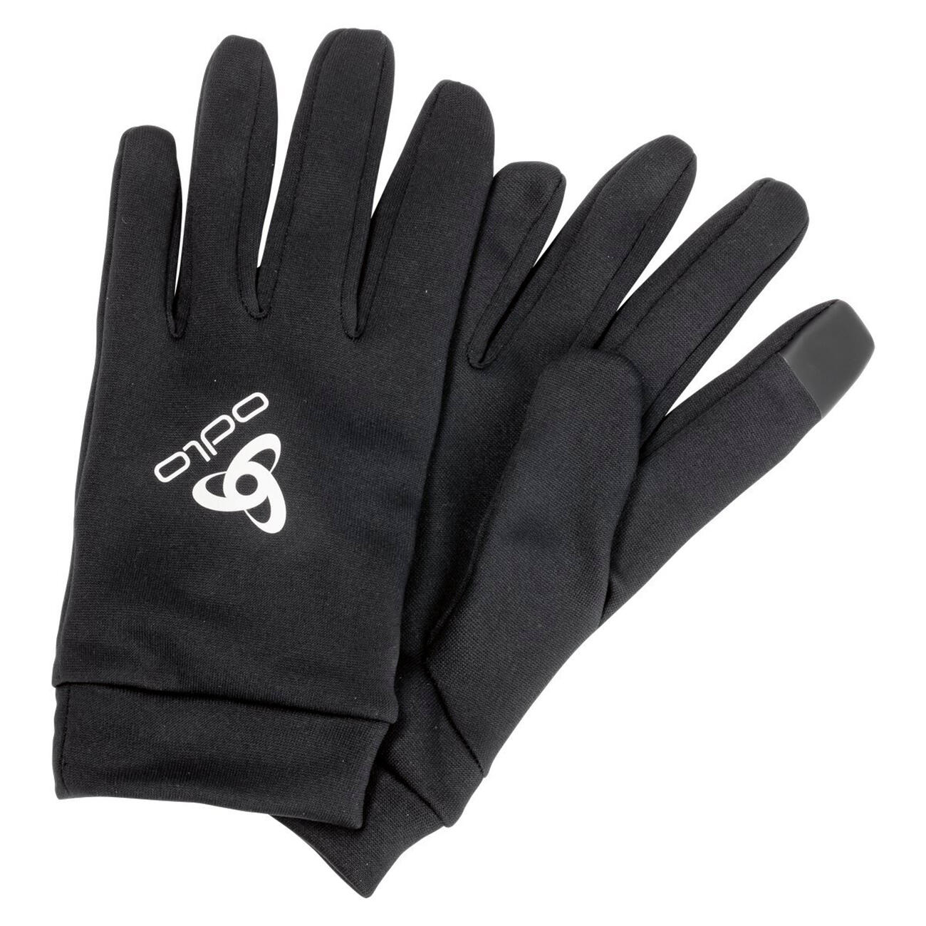 ODLO Sport Handschoenen Stretchfleece Liner Eco Sporthandschoenen ZWART S 6/7