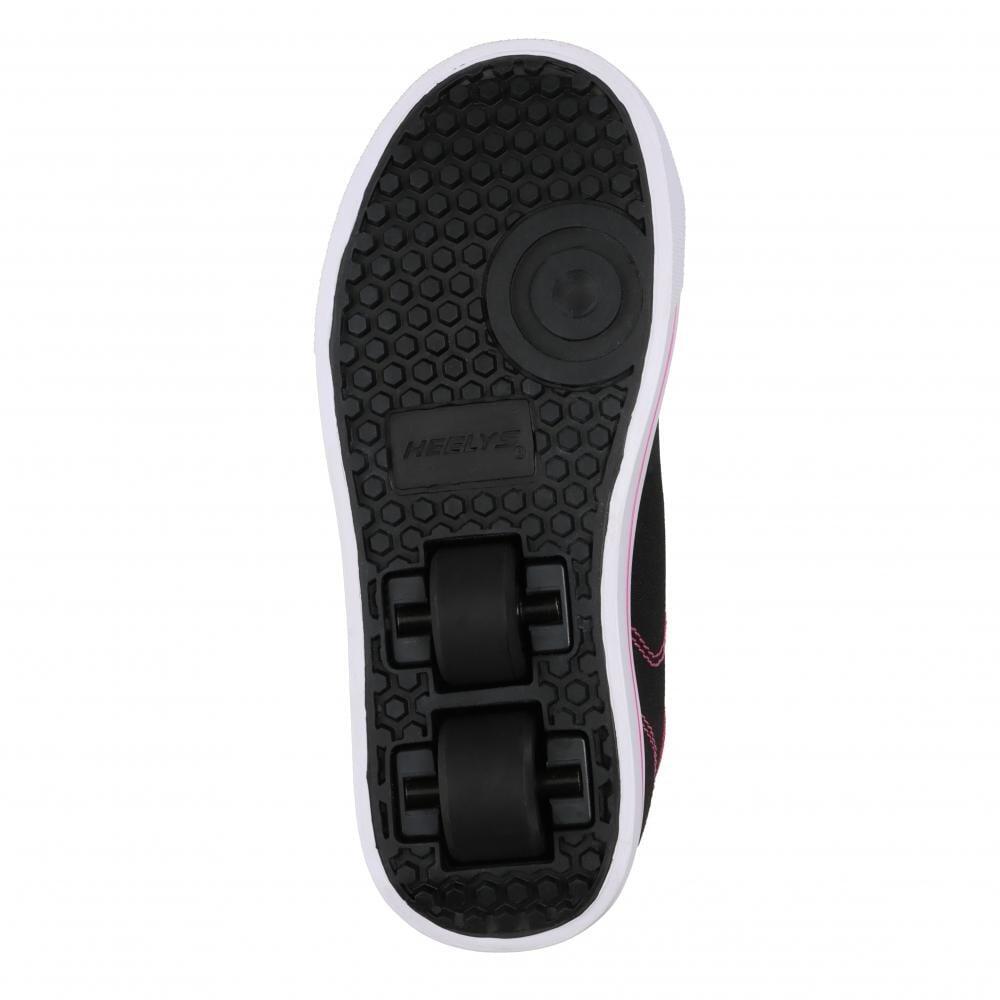Heelys X2 Classic Black / White / Hot Pink 3/3