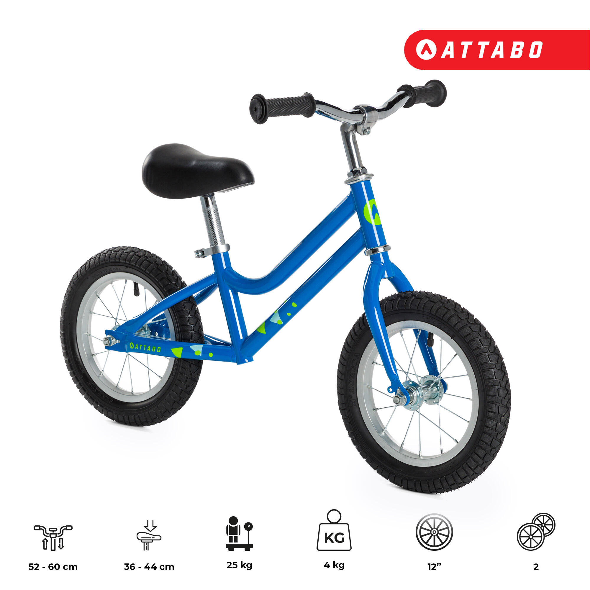 Bicicleta de equilibrio ATTABO Ace 12 2/7