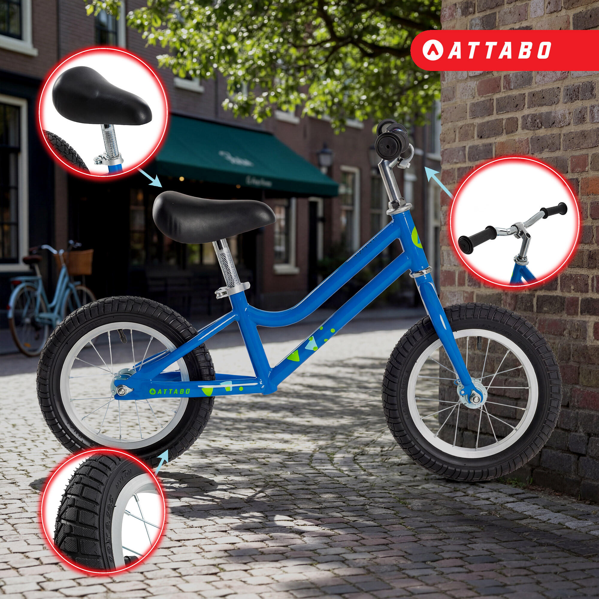 Bicicleta de equilibrio ATTABO Ace 12 4/7