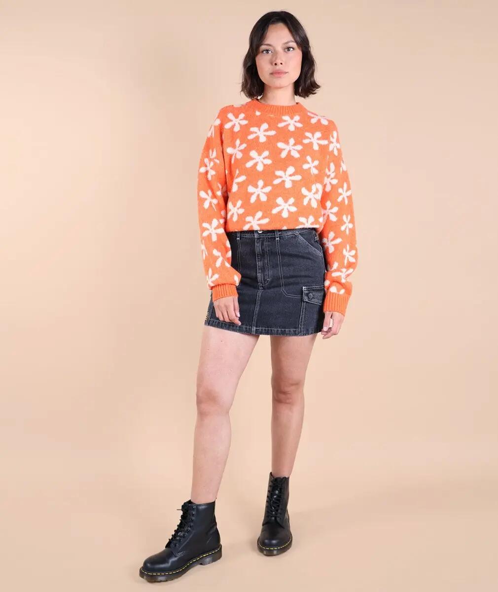 Jacquard trui met bloemenmotief PANDORA 6/7