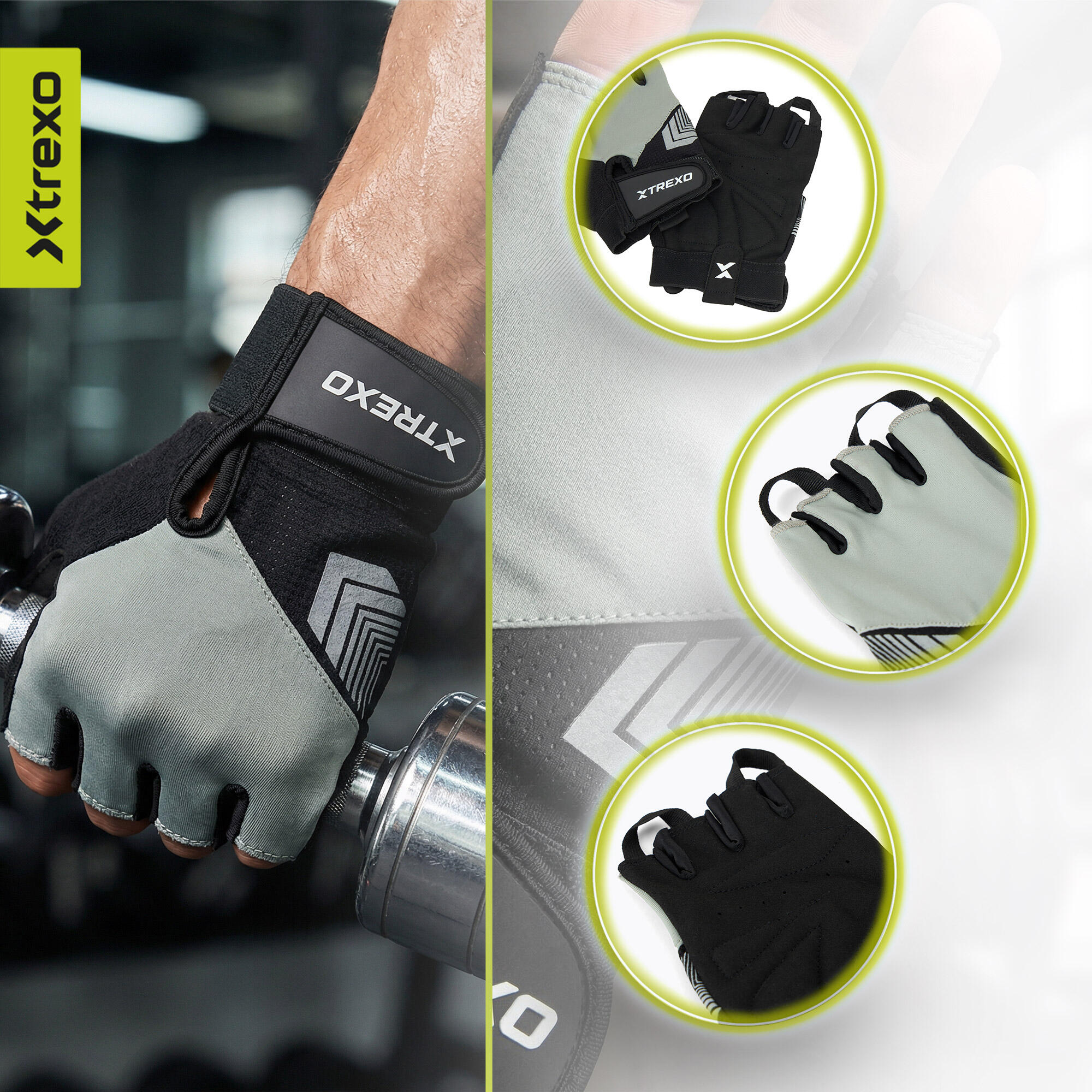 XTREXO GG1 fitnesshandschoenen 4/7