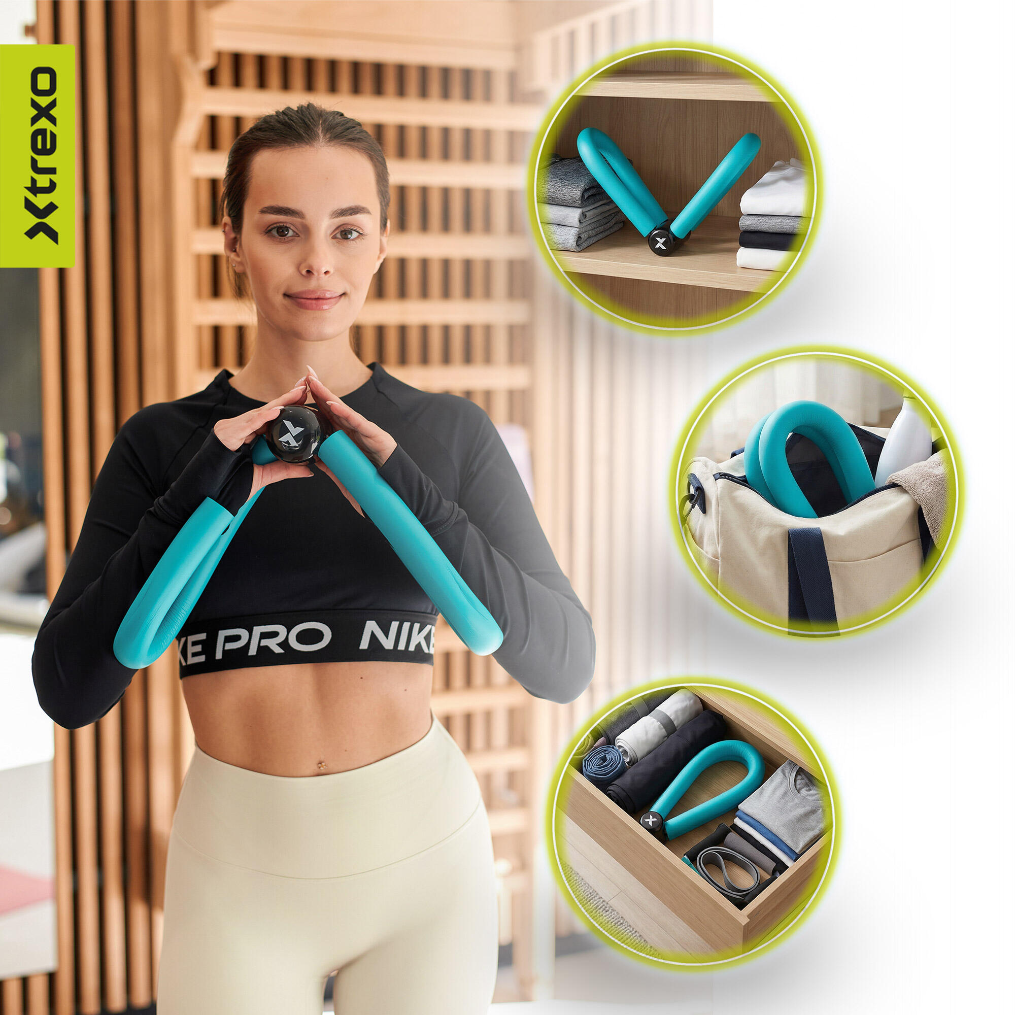 Alfinete para exercícios XTREXO TXO-B4Z080-BL azul OS 5/7