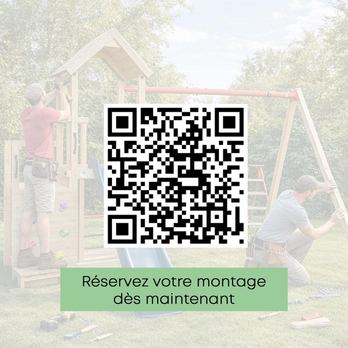 Aire de jeux bois 2,20 m STARRY XPRESSION - 10 enfants 5/7