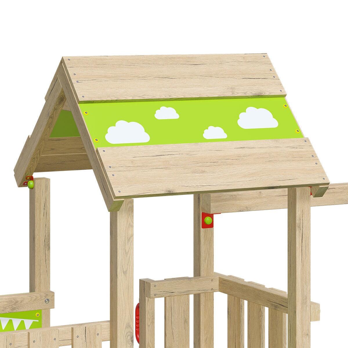 Aire de jeux bois 2,20 m ZESTY XPRESSION XL - 14 enfants 7/7