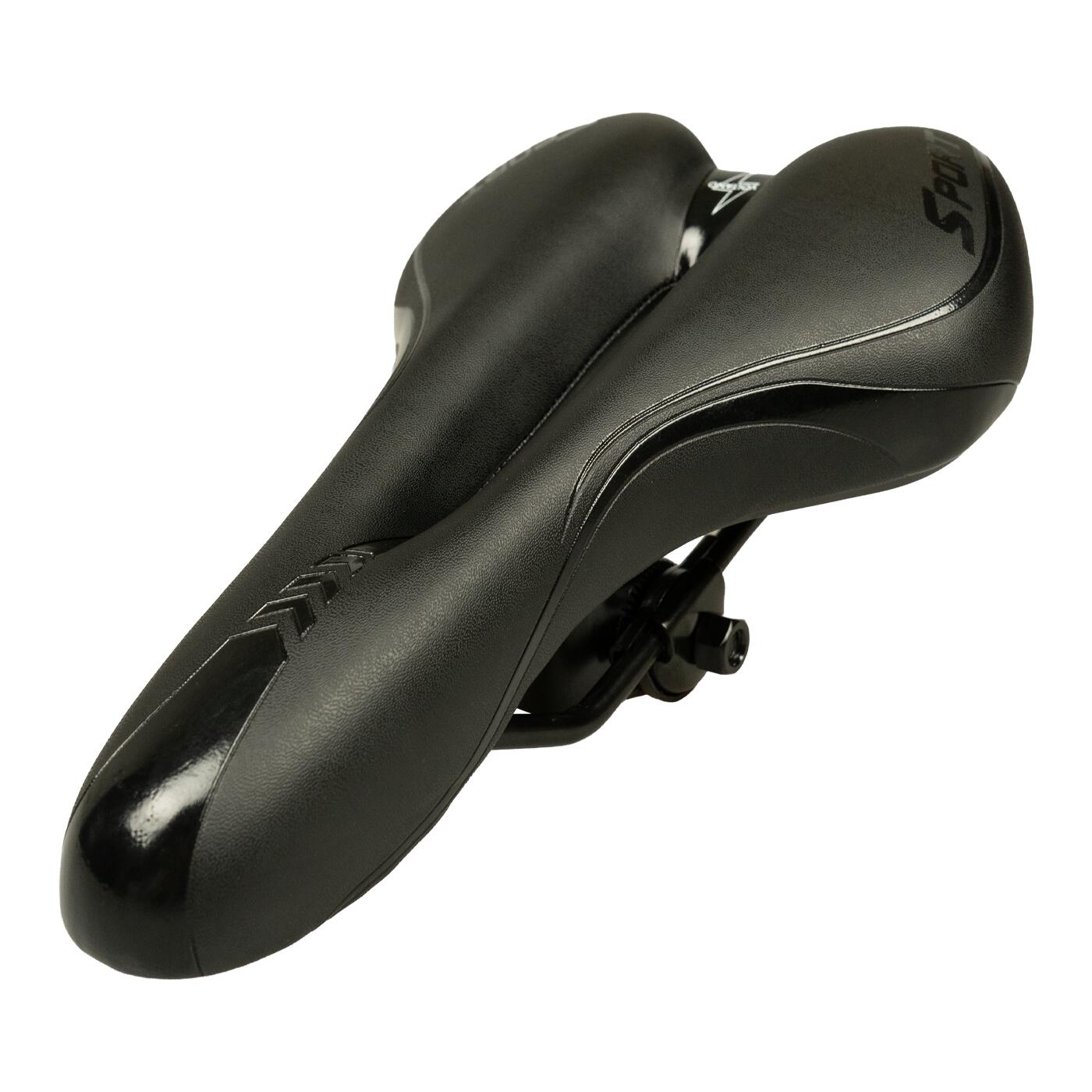 Voltano Sport Fietszadel – Zwart - Gel - Trekking Zadel 2/7