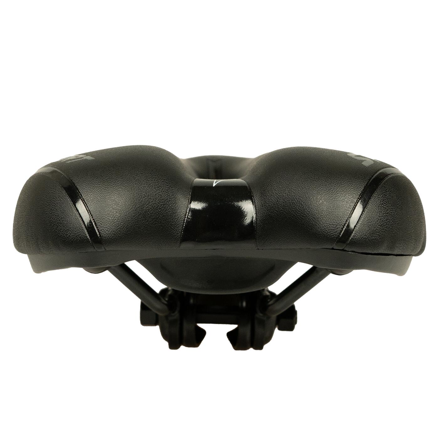 Voltano Sport Fietszadel – Zwart - Gel - Trekking Zadel 6/7