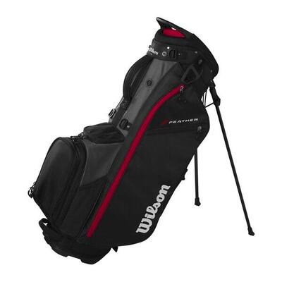 Borsa da golf con treppiede Wilson Feather Grigio Rosso