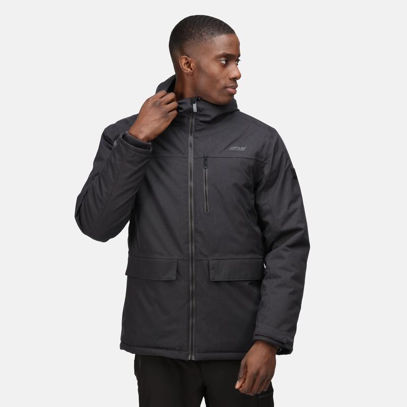 Volter Shield III Veste de randonnée chauffante pour homme - Gris foncé