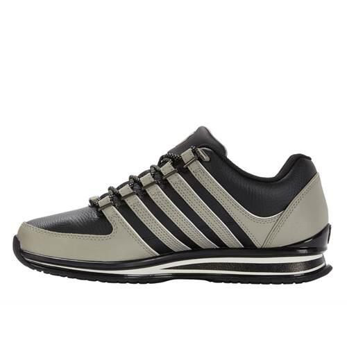 Zapatillas de lona de cuero K-SWISS Rinzler para hombre, beige 3/3