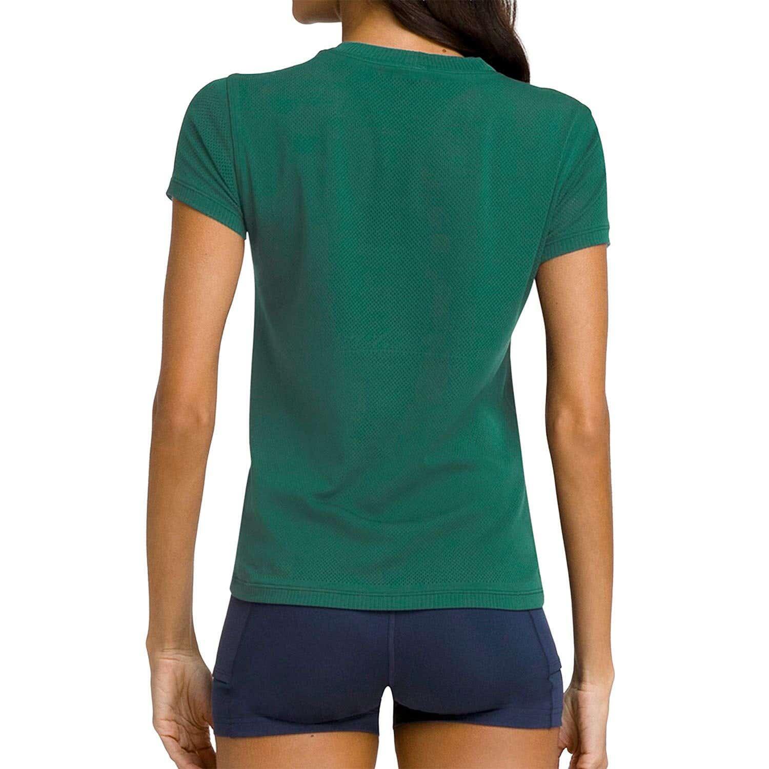CAMISETA WILSON PRO SEAMLESS TEE WW00593511GNG FIELD GREEN MUJER S 2/7