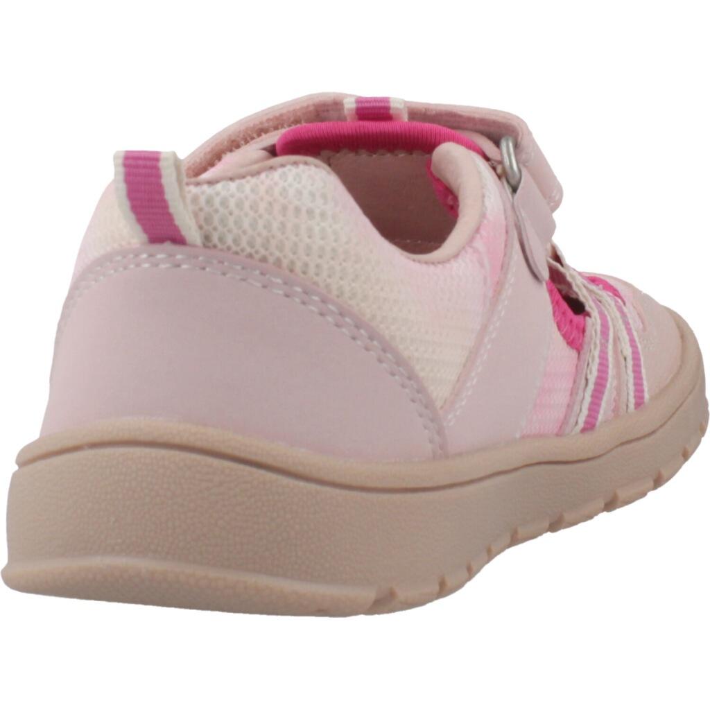 Sandalias Barefoot Niña Garvalín 252505C Rosas Cierre Adherente 3/7