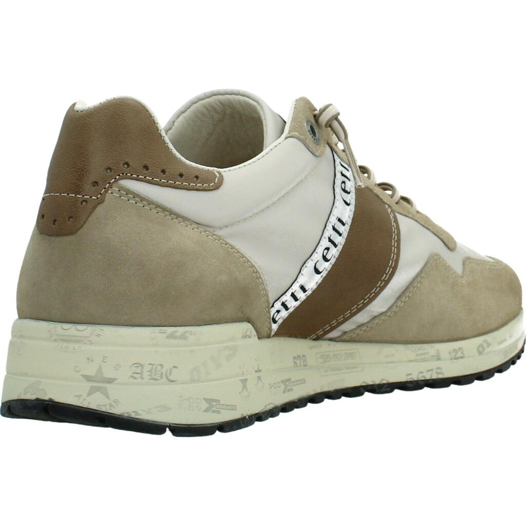 Deportivas Casual Hombre Suela Plana - Modelo C-1370 Beige 3/6