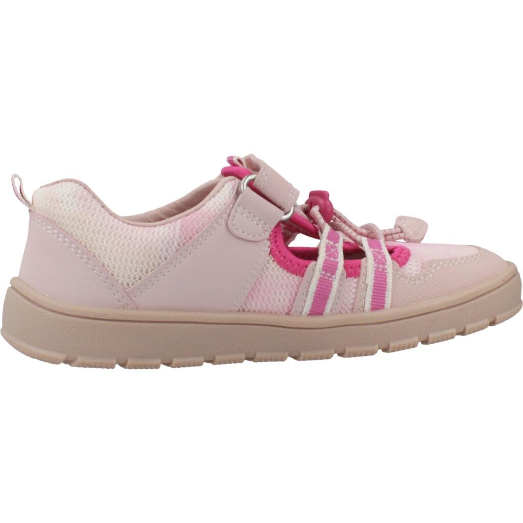 Sandalias Barefoot Niña Garvalín 252505C Rosas Cierre Adherente 4/7