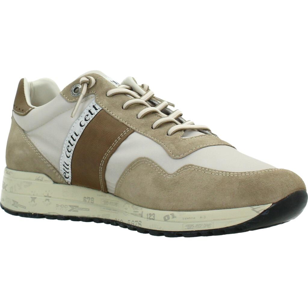 Deportivas Casual Hombre Suela Plana - Modelo C-1370 Beige 5/6