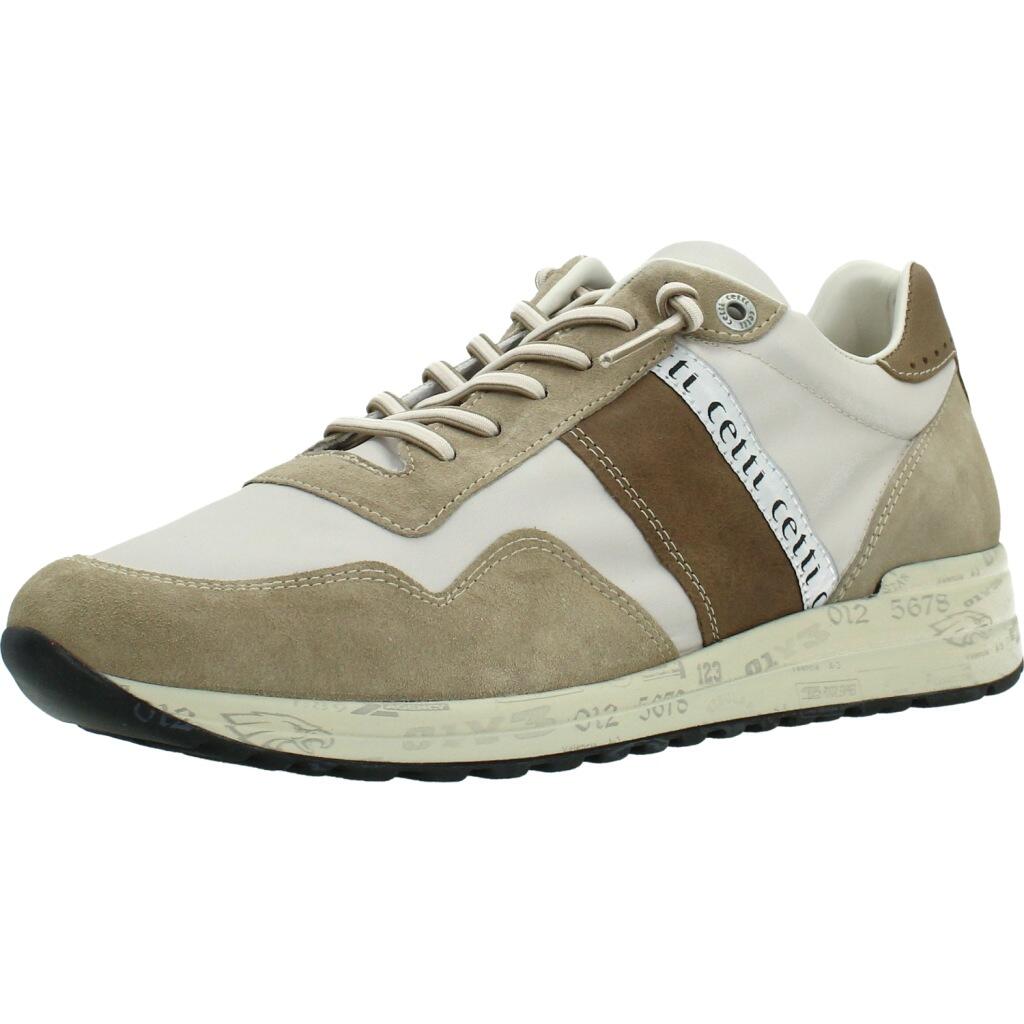 Deportivas Casual Hombre Suela Plana - Modelo C-1370 Beige 1/6